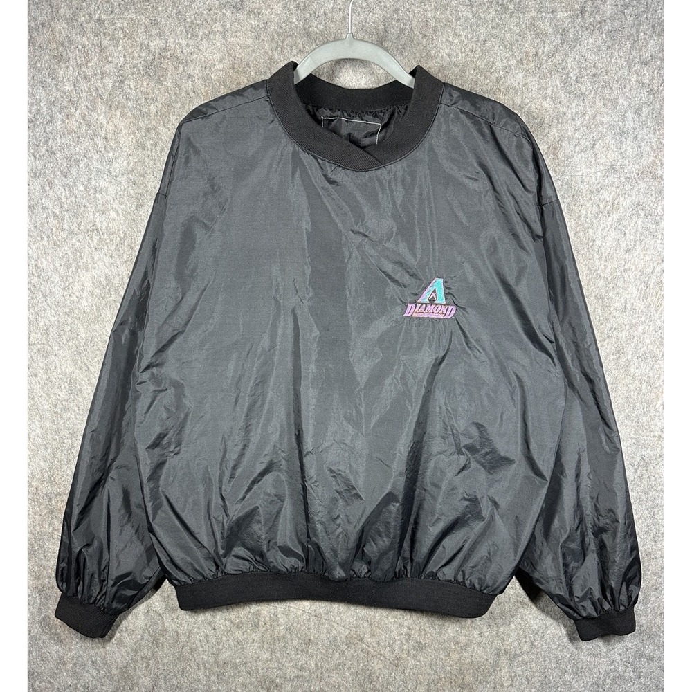 Vintage 90s Mirage Arizona Diamondbacks Pullover Windbreaker Jacket XL